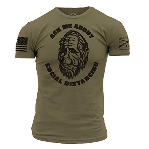 Grunt style ask me about social distancing - men's t-shirt (mediu…