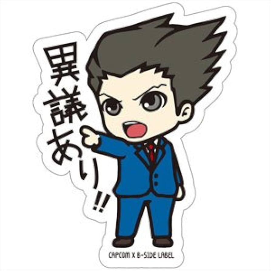 CAPCOM TRIP TOKAI 額装仕様 カプ旅ステッカーイラスト 逆転裁判 CAPCOM TRIP TOKAI 額装仕様 カプ旅ステッカーイラスト 逆転裁判