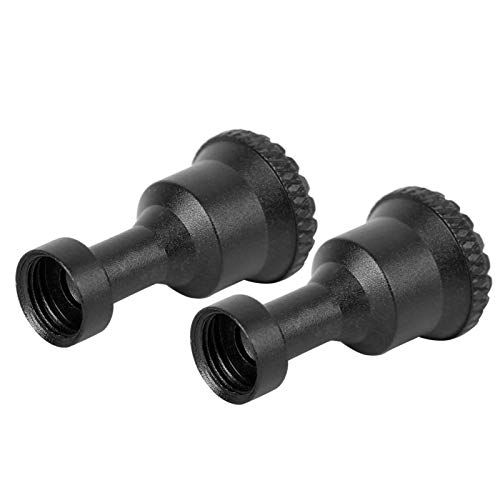 DAUERHAFT Joysticks de Repuesto estables de aleaci�n de Aluminio con Pulgar Dise�o ergon�mico Adecuado para un Control Estable y Seguro para brindarle la Experiencia m�s c�moda(Black)