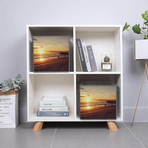 Boîtes de rangement pliables durables imprimées pour dressing - 6