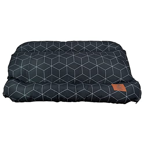 Colchonete para Cachorro Mabuu (Medio, Geométricas Preta)