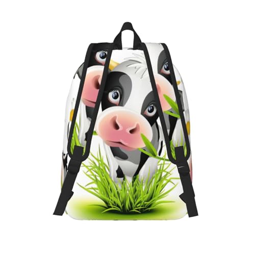 Sac à dos de voyage imprimé vache fin du mal de dos en déplacement