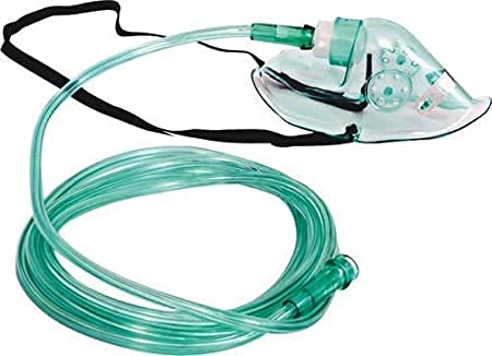 Mowell Oxygen Mask Adult, Pack of (10)