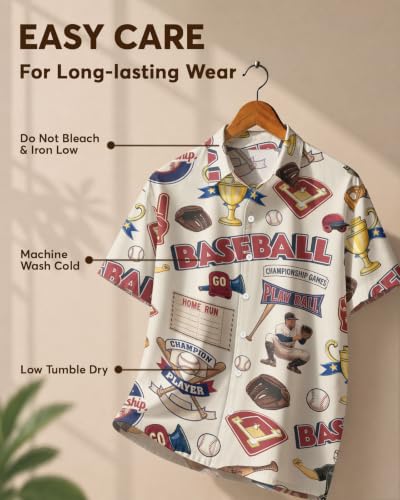 Image of 99TIMORO Horror Movie Men's Halloween Button Down Shirts Short Sleeve Top