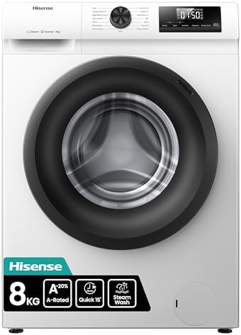 Hisense 1Q Series WF1Q8041BW Freestanding 8 KG Front Load Washing...