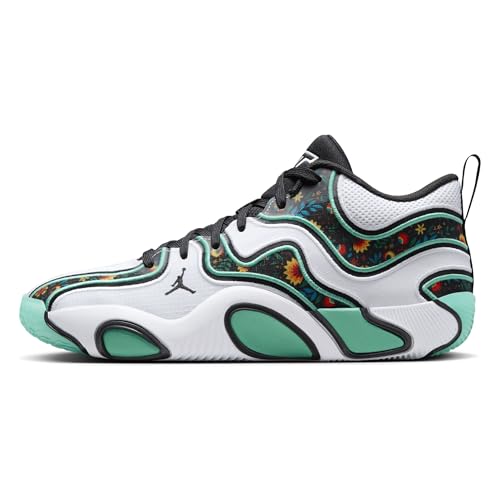 Tatum 3 Basketball Shoes (FZ6598-103, White/Kinetic Green/Black) Size 12