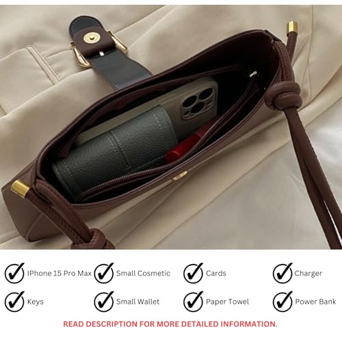 Image of SANTORINI Nova Hobo Bag for Women Casual Bag | Small Shoulder bag with Zipper and Flap lock | Girls PU Handbag for Parties and Outings