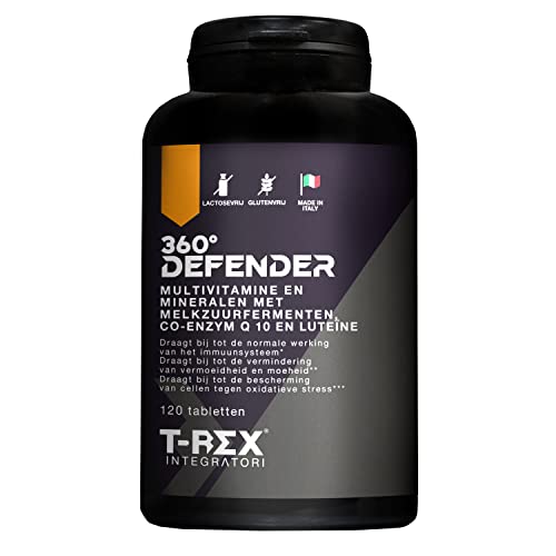 Multivitamine en Mineralen met Melkfermenten, Vitamine D, Foliumzuur en Co-enzym Q10-14 Vitaminen en 5 Mineralen - Getest en Geproduceerd in Italië