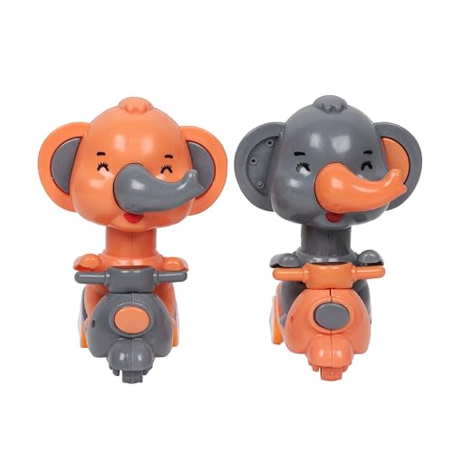 Image of Amisha Gift Gallery Elephant Push and Go Friction Toy for Kids, Beautiful Design, Unbreakable Press and Go Toy for Kids 2+ Years