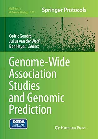 Genome-Wide Association Studies and Genomic Prediction: 1019 Softcover reprint of the original 1st ed. 2013 Edition-Wow! eBook