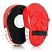 Jomdjmskes 2 Pcs Manoplas Boxeo, Almohadillas para Entrenamiento Kickboxing, Paos Muay Thai, Cuero Curvadas Boxing Taekwondo Pads, Punch Manoplas Boxeo, Almohadillas Artes Marciales Que Absorben Los