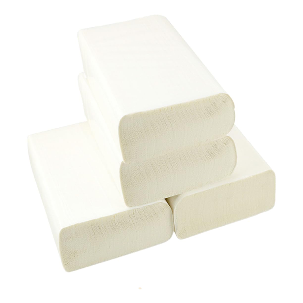 PACKOVE Asciugamani senza Irritazioni Carta 4 Pezzi Spessa da Cucina in Pasta di Legno Assorbente e Resistente per Cucina e Hotel