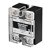 Heschen Einphasiges DC/AC-Halbleiterrelais, SSR-40DA, Eingang 4-32VDC, Ausgang 24-480VAC, 40A 50-60Hz