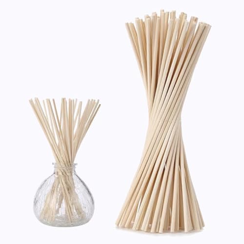 100 varillas difusoras de aroma naturales 3.94 pulg miniatura 4