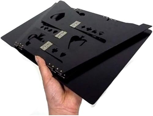 Miniatura 3 de Enjoyer Mesa plegable mágica de póquer, trucos mágicos, accesorios de escenario, ilusiones para magos, accesorios fáciles de transportar (negro)