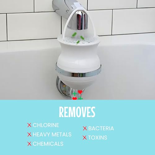 Tubo Bath Filter in Use