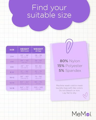 MeMoi Bows in the Back Opaque Girls Tights4