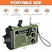 NOAA Weather Radios Alerts Portable AM FM, Emergency Outdoor Radio Solar/Hand Crank/USB Charging,Battery Operated,SOS Alarm/Flashlight/LED