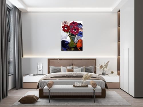 Impression sur toile floral habiller grand mur blanc salon - 5