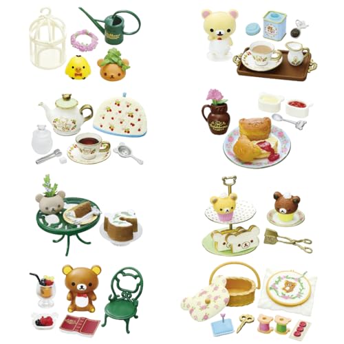 Figurine Rilakkuma Longing British Tea Time Re-ment boîte mystère miniature