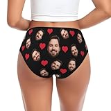 Generic Custom Underwear for women Personalized Underwear with picture text name Panties Funny Gifts for Her Sexy panties Small, A-face-9