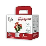 Pot and Bloom Gardening Kit - Cherry Tomato Kit. Perfect for Home Garden, Includes - Seeds, Garden Pot, Potting Mix, Nutrition & Protection Spray. Gardening Tools Kit For Home Garden, Home Garden Set, Return Gift for Birthdays