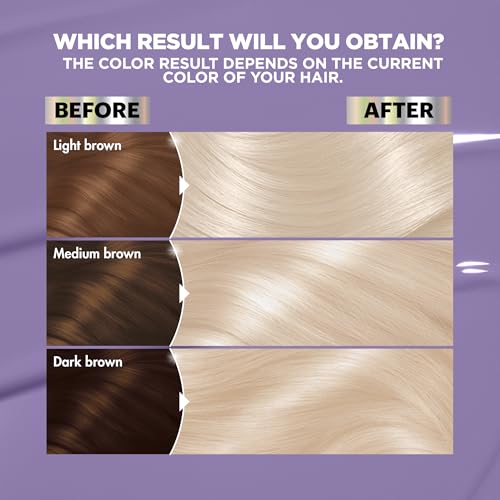 Garnier Nutrisse Ultra Color Hair Color, Permanent Hair Dye for Up to 8 Weeks of Bold, Vibrant, Fade-Resistant Results, Vegan & Cruelty-Free, PL2 Ultra Light Platinum (Mascarpone Crème), 1 Count - image 3