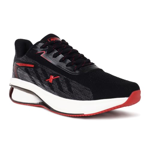 Image of SPARX Sports Running Shoes for Men - Lightweight Breathable Lace-Up Athletic Shoes with Cushioned Comfort, Shock Absorption, Durable Grip, Flexible Sole & Everyday Walking Performance