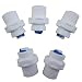 TmallTech 1/2" Thread Male to 1/4" Push Fit Tube Quick Connect for RO Reverse Osmosis (Pack of 5)