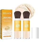 2 x sunscreen shaping powder, powder for the face, oil control, natural matte finish, lightweight.
