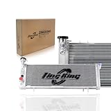 ZING KING 1193 CU1193 All Aluminum Radiator 3-Row Race Radiator Compatible with 1991-2002 Jeep Cherokee XJ/Comanche 2.5L L4 4.0L L6