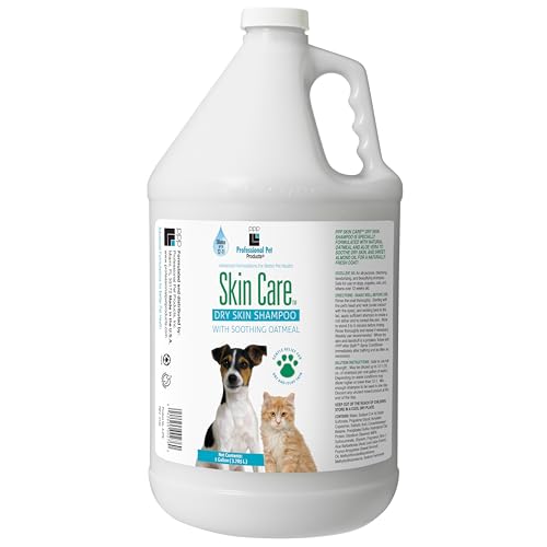 PPP Skin Care Oatmeal Shampoo for Dogs with Sensitive Skin - Sulfer & Oatmeal Gently Nourish Sensitive Skin - Drying, Itching & Flaking - 1 Gallon