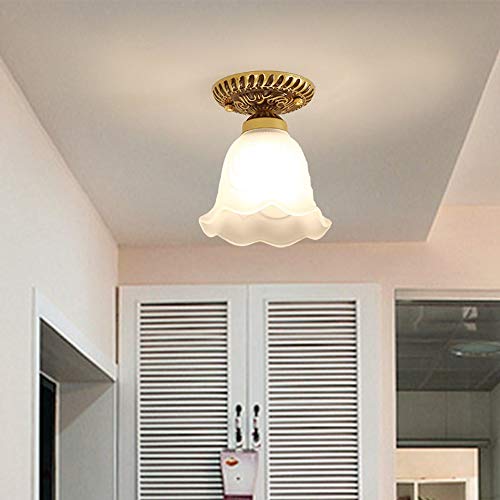 Lámpara de techo de metal hierro E27 iluminación interior para salón loft 5