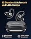 Jesebang Bluetooth Kopfhörer Sport, in Ear Kopfhörer Kabellos Bluetooth 5.3 mit HD Mic, Herausragender Sound, 40 Std Spielzeit, Comfort Fit, Dual LED-Anzeige, IP7 Wasserdicht Ohrhörer mit Ohrhaken