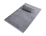 Classic Turkish Towels CTT - 2 Piece Bathroom Rugs Set, 100% Cotton Bath Mats, Comfy & Highly Absorbent Bathroom Floor Mats, Machine Washable | 20