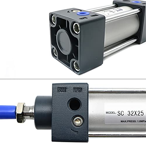 Vérin pneumatique SC40 course 900mm alésage 32 à 63mm double effet