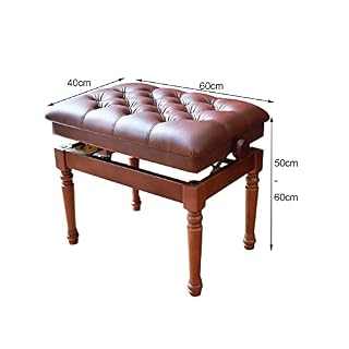 TEmkin Tabouret de Piano, canapé, Banc de Piano en Cuir, Tabouret de Piano Solo Moderne, Banc de Clavier, Tabouret de vanité en Noyer, 60 x 40 x 50-60 cm - Les Beatles, Paul McCartney, John Lennon, RIngo Starr, George Harrison TEmkin Tabouret de Piano, canapé, Banc de Piano en Cuir, Tabouret de Piano Solo Moderne, Banc de Clavier, Tabouret de vanité en Noyer, 60 x 40 x 50-60 cm – Image 3