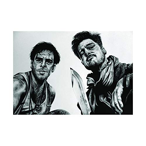 Wee Blue Coo Inglorious Basterds Brad Pitt By W.maguire Wall Art Print