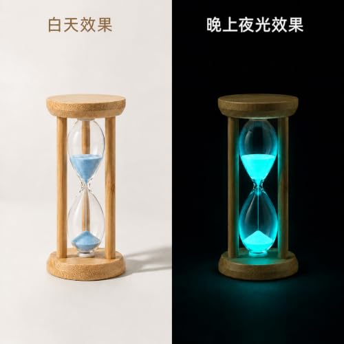Image of Sand Timer 30 Minute, Sand Clock, Hour Glass Sand Timer Sand Clock Sandtimer Classroom Games Home Kitchen Officesand Clock Timer for Room Hourglass (Blue)
