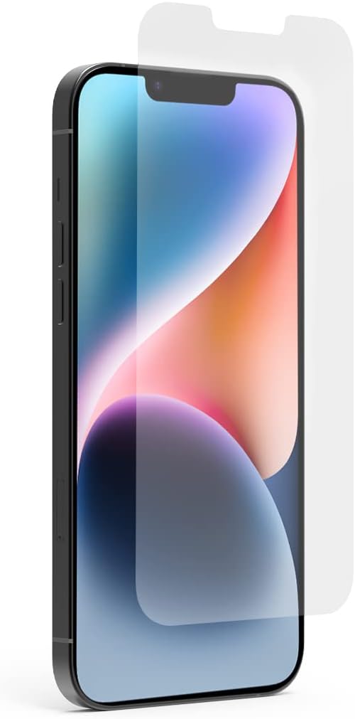 PureGear Maximum Clarity HD Tempered Glass Screen Protector for Apple iPhone 14 (2022) 6.1", Touch + Precision, Case Friendly Fit, Lifetime Replacement (Self Alignment Installation Tray included)