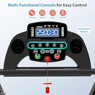 CIIHI Walking Treadmill for Senior - 300 Lbs Capacity Foldable Senior Treadmill with Long Handrails - Home Recovery Fitness Exercise Walking Machine for Elder with Phone & Cup Holder