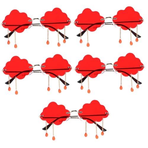 Soleil sans monture ultra légère contre la fatigue avec pendentifs franges