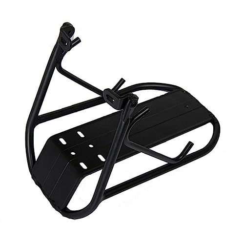 Happyyami Aluminum Alloy Bike Front Shelf Bike Cargo Rack Mount Racks for Mountain Easy Mounting Durable