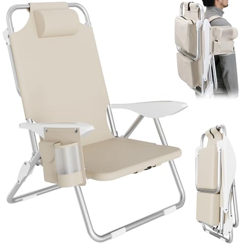 BAKAJI Opvouwbare strandstoel voor het strand