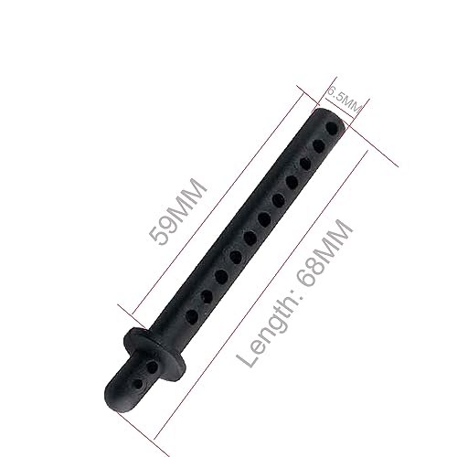 8-Pack 68mm RC-Auto Karosseriepfosten Kunststoff-Halterungen Kompatibel mit 1/10 4WD Fernsteuerung Auto Off-Road Buggy Truck