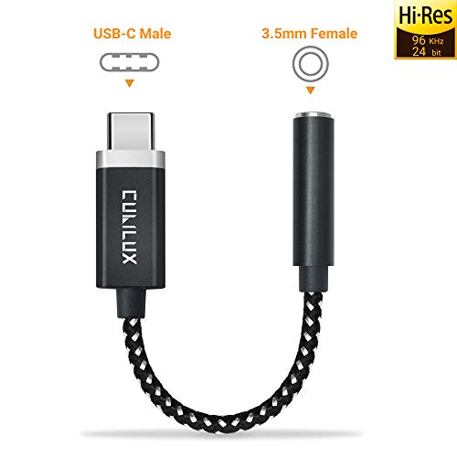 USB-C Headphone Jack Adapter for Samsung Galaxy Note 10 Plus, Fold, Tab S6