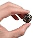 Gadpiparty 24 Pcs Counters Token Dice Acrylic D6 Loyalty Dice Compatible with MTG, CCG, Card Gaming Accessory for Kids Learning Toys Black