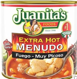 Ready to Serve Extra Hot Menudo Soup, 25 oz Cans (Pack of 6)