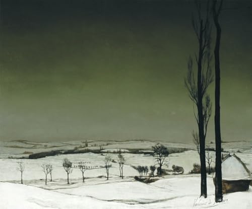 Tableaux sur Toile Paysage d'hiver Valerius De Saedeleer 60x90cm