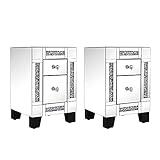 💘【 Montage Facile】Le meuble est livré avec deux tiroirs, tous les accessoires nécessaires pour assembler le meuble, la visserie est complète et bien expliquée